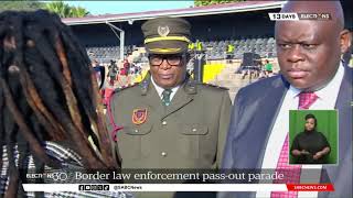 BMA Parade  Inaugural passout parade for 400 border guards Njabulo Nzuza [upl. by Pollerd]