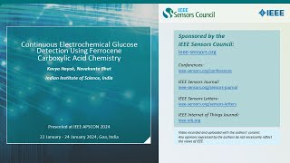 Continuous Electrochemical Glucose Detection Using Ferrocene Carboxylic Acid Chemistry [upl. by Allesor434]