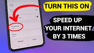 Turn this ON in Android phone to TRIPLE your internet speed [upl. by Garibald]