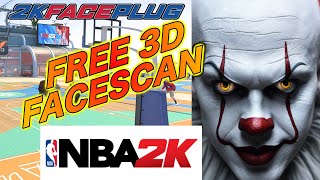 FREE PENNYWISE 3D FACE SCAN ALL 2K VERSIONS [upl. by Kcerred165]