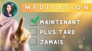 Méditation ANTIPROCRASTINATION 🔔 [upl. by Nevarc]