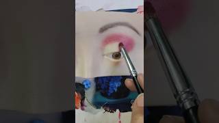 Half cut crease eye makeup shortvideo tranding eyes eyemakeup makeuptutorial makeup [upl. by Airdnalahs]