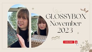 GlossyBox November 2023 Unboxing  Is this beauty box worth the price [upl. by Audres]