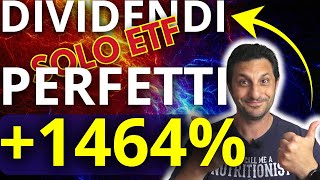 PORTAFOGLIO ETF DA DIVIDENDI PERFETTO SOLO 10 ETF  GAIN 1452  YIELD 24 [upl. by Agnese]