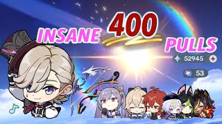 Genshin impact 400 PULLS FOR LYNEY🎩WEAPON🏹 INSANE PULLS✨ [upl. by Iduj56]