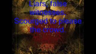 The Condemned Lash Upon Lash Lyrics [upl. by Snah]