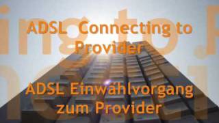 ADSL Modem Sound Provider Connection [upl. by Eimas537]