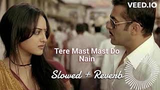 quotTere Mast Mast Do Nainquot  With Lyrics Full Song Dabangg  Salman Khan [upl. by Der]