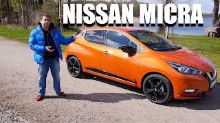 Nissan Micra 2017 ENG  Test Drive and Review [upl. by Jacklyn594]