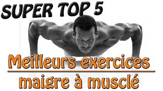 TOP 5 des meilleurs exercices maigre à musclé  ksCoaching [upl. by Maisey]