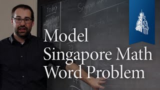 Word Problems in Singapore Math Part 2  Classical Education at Home [upl. by Ennaitsirhc]