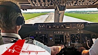 Boeing 747 COCKPIT VIEW  TAKEOFF Buenos Aires EZE [upl. by Lewison]