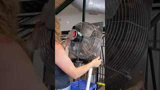 How to Install the Exhaust Fan in a Janssens Greenhouse [upl. by Drawdesemaj]