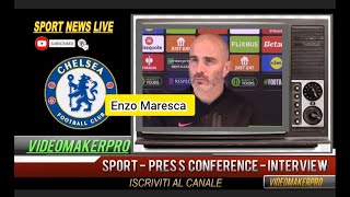 Enzo Maresca quotAbbiamo dimostrato tanta professionalitàquot ChelseaNoah 80 Conference League [upl. by Capello]