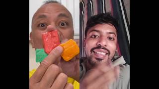 👂ASMR WARHEADS SOUR TAFFY CANDY 3 TROPICAL FLAVORS AND EATING SOUNDS shorts asmrsounds asmr [upl. by Laurentia855]