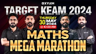 TARGET KEAM 2024  MATHS MEGA MARATHON🔥  Xylem KEAM [upl. by Tat88]