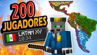 👉 200 Jugadores Escapan de LATINOAMERICA  Minecraft Reto [upl. by Eveineg]