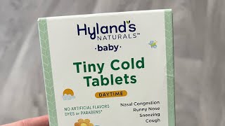 Helping toddlers overcome cold symptoms with Tiny Cold Tablets from Hyland’s Natural Baby ad [upl. by Katz772]