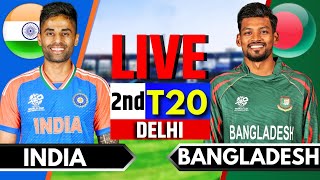 India vs Bangladesh 2nd T20  Live Cricket Match Today  IND vs BAN Live Match Today  IND vs BAN [upl. by Atterual778]