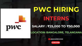 PwC Advisory  Deals Internship in 2025  PwC Acceleration Center Tips [upl. by Ramsden]