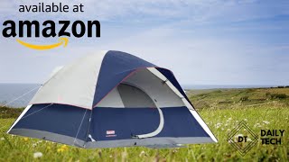 Coleman Elite Sundome 6 Person Camping Tent Review Amazon Best Seller [upl. by Yuille]