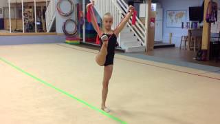 Rhythmic Gymnastics Training with Therabands [upl. by Siari]