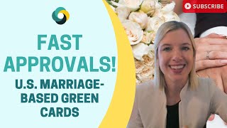 Recent trend for marriage based green card cases [upl. by Oratnek]