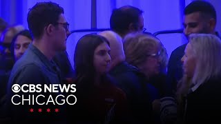 Mourners gather in Skokie Illinois a year after Oct 7 attack on Israel [upl. by Nepets]