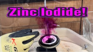 Synthesizing Zinc Iodide in RamZland⚗️ ZnI2→ZnI2 STEM ScienceForKids RamZland Chemistry [upl. by Mayfield]