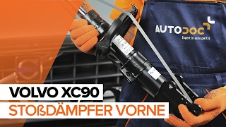 Wie VOLVO XC90 1 Stoßdämpfer vorne wechseln TUTORIAL  AUTODOC [upl. by Enavi]