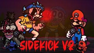 FNF SideKick V2 but J821 Jr and Mario sings it🎶FNF sml Sidekick cover [upl. by Otir]