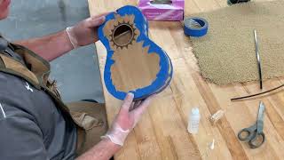 How to Build a Ukulele  Binding [upl. by Emmerie]