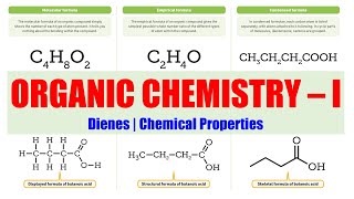 21 Dienes Chemical Properties  Dienes Properties  Organic Chemistry 01 BPharmacy 2nd Semester [upl. by Africa]