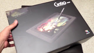 Wacom CintiQ 13HD Unboxing [upl. by Daney]