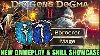 Dragons Dogma 2  Full Sorcerer amp Mage Vocation Preview  ALL Skills amp Gameplay Guide  Best Class [upl. by Suiremed]