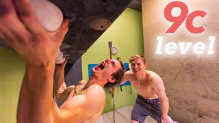 Most insane Adam Ondra strength Challenge [upl. by Giulia]