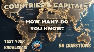 Only 1 Know The Capitals Of These 50 Countries World Capitals Quiz [upl. by Aliuqa685]