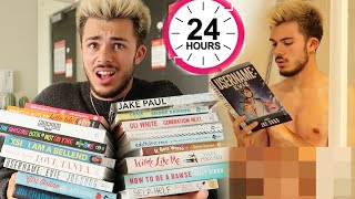 ONLY READING YOUTUBER BOOKS FOR 24 HOURS the good the bad and the ghost written [upl. by Meingoldas]