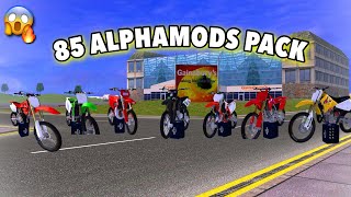 MX BIKES 85 ALPHAMODS COMPLETE PACK  85cc STREET TYRES DOWLOAD THIS BIKES ARE INSANE😱🔥 [upl. by Tierney102]