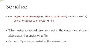Serialization 1  Introduction [upl. by Enyamert]
