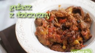 Gulasz z dziczyzny  KotletTV [upl. by Dilly647]