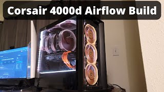 Noctua PC Build  Corsair 4000d Airflow  Heavily Tinted Side Panel [upl. by Lorenzana]