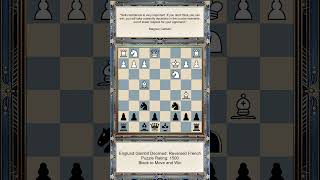 Can you beat a Coffeehouse Player 1500 ELO Chess Puzzle [upl. by Bondy45]