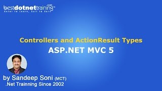 ASPNet  MVC 5 Tutorial Controllers and Action Result Types [upl. by Assiral240]