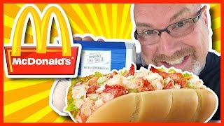 McDonalds McLobster Review  YES I said McLOBSTER [upl. by Zischke168]