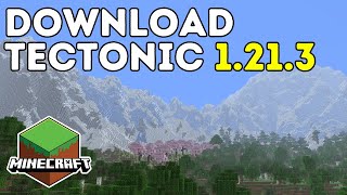 How To Download amp Install Tectonic In Minecraft 1213 [upl. by Nilknarf]