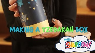 DIY Tzedakah Box Craft with your Kids and teach them about Giving [upl. by Ahsiak]