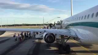 Air Dolomiti  Lufthansa Flight Munich  Genova Part 1 [upl. by Ulda]