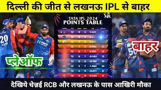 IPL Points Table 2024 Today 15 May  CSK RCB after match points table  IPL 2024 [upl. by Jordison]