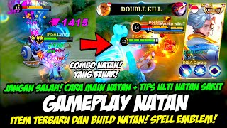 GAMEPLAY NATAN COLLECTOR SKIN❗ CARA MAIN COMBO NATAN TERBARU❗ITEM EMBLEM amp BUILD NATAN TERSAKIT 2023 [upl. by Natloz]